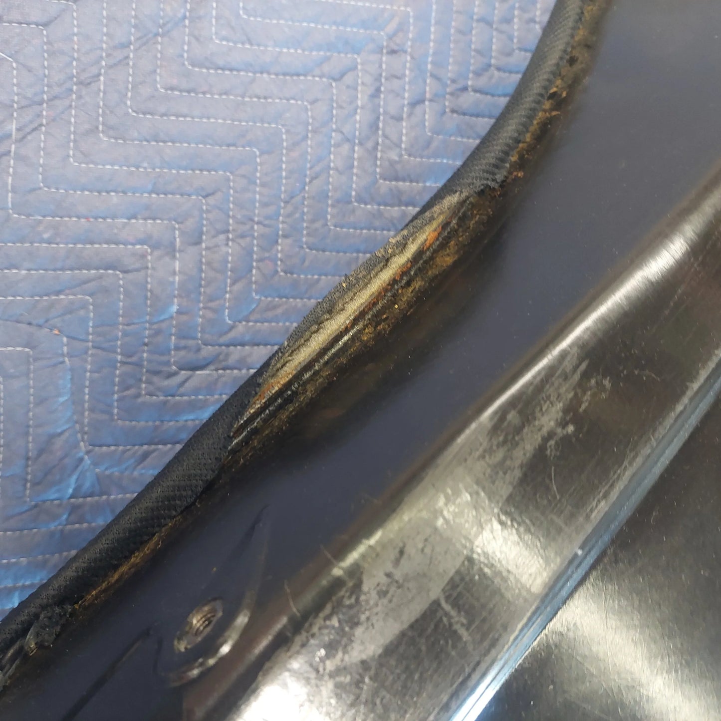 Used Passenger Seat Black Leather with Lumbar Support A120V0120S