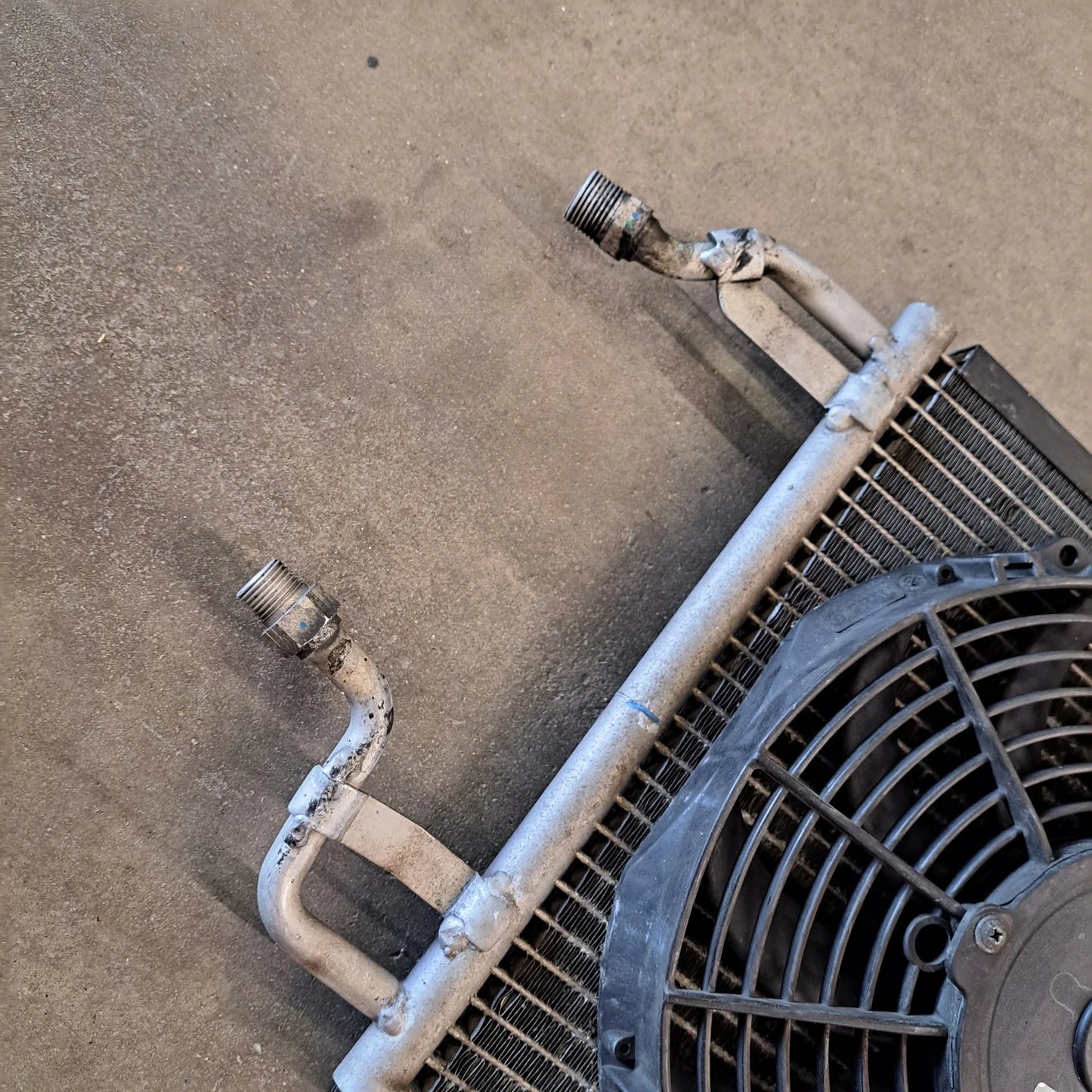 USED ELISE/EXIGE OEM AC CONDENSER INCLUDING COOLING FANS - A117P0130H