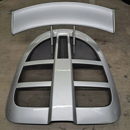 USED EXIGE TRUNK/ENGINE LID W/WING - ARTIC SILVER