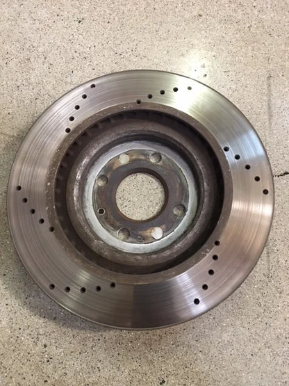 Used Brake Disc, Cross Drilled, C117J0031F