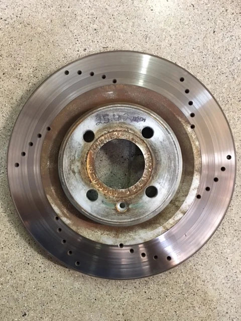 Used Brake Disc, Cross Drilled, C117J0031F