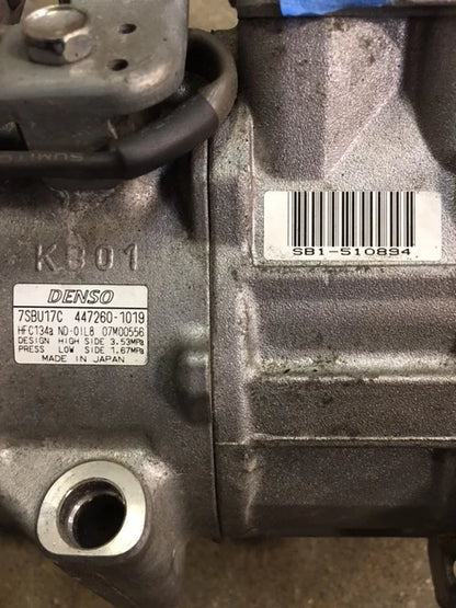 Used AC Compressor with Pulley/Clutch Assembly
