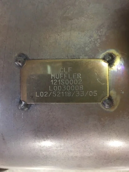 Used Silencer Assembly, 2ZZ, Federal, C121S0002F