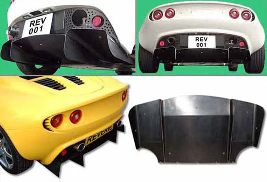 Lotus Elise S2 111S Carbon Rear Diffuser - 3 Element, 3 Fixing Holes