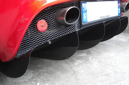 Lotus Elise S2 (Std)/2-Eleven Carbon Rear Diffuser - 5 Element